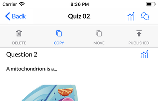Quizzes - embed rich content, select scoring schemes, set deadlines. Go!