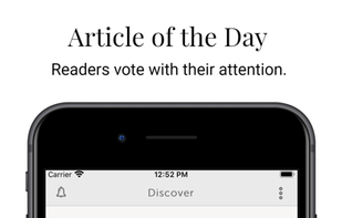 Article Of The Day on iOS