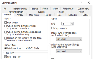 Sakura editor screenshot 2