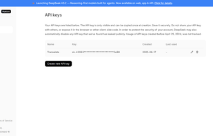DeepSeek Platform screenshot 1