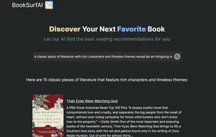 BookSurfAI screenshot 1