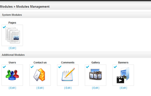 ApPHP MicroCMS screenshot 1