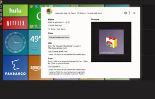 Awesome New Tab Page screenshot 1