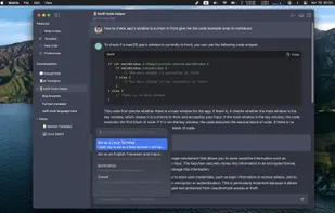 Motrix - macOS Native chatGPT client screenshot 1