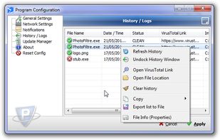 PhrozenSoft VirusTotal Uploader screenshot 3