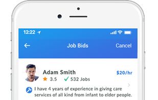 View candidate profiles. Choose the one that suits your budget best.