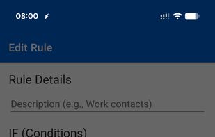 Actions to choose from