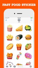 Fast Food Stickers For iMessage screenshot 4