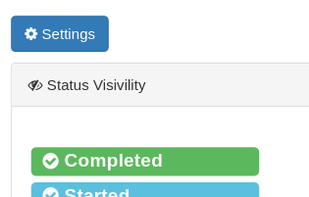 Available status selection filter.