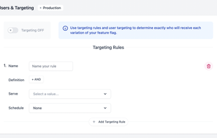 Creating a Targeting Rule
