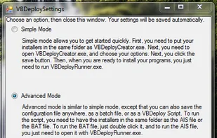 VBDeploy screenshot 1