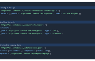 Linked API Example Usage