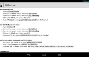 SQLTool screenshot 1