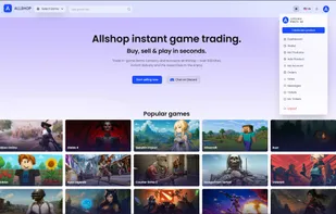 Allshop home page