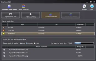 DeepSound screenshot 1