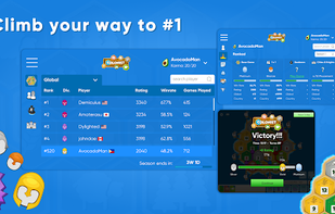 Play ranked to climb up the leaderboards!