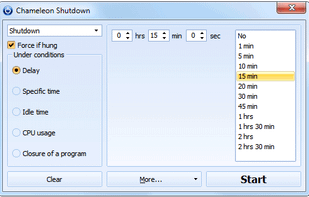 Chameleon Shutdown screenshot 1