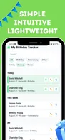 My Birthday Tracker screenshot 2