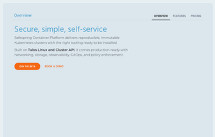 Safespring Container platform screenshot 2