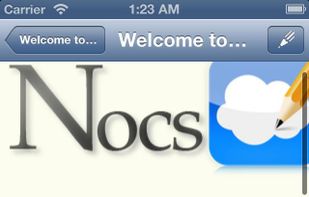 Nocs for iPhone screenshot 1