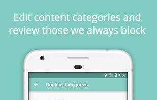 Block categories - some are always on and cannot be disabled.