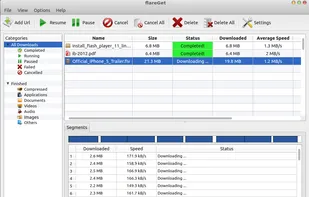 flareGet screenshot 1