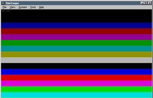 SimCoupe screenshot 1