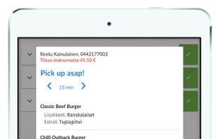 Receiving orders
