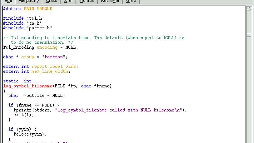 Source-Navigator NG: Source code analysis | AlternativeTo
