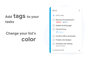 Google TasksBoard screenshot 3