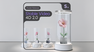 Stability launches StableVideo 4D 2.0 with better output quality for real-world video data image