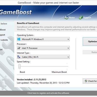 GameLibBooster Game Optimizer: optimize your PC for gaming