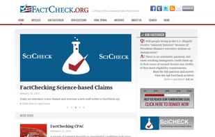 FactCheck screenshot 1