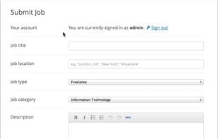 WP Job Manager screenshot 1