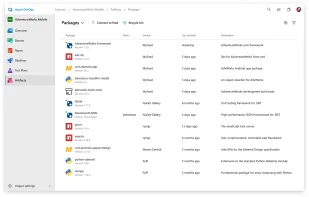 Azure Artifacts screenshot 1