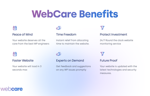 WebCare - WordPress Maintenance screenshot 1
