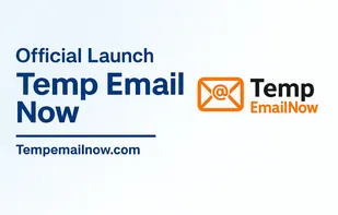 Official Temp Email Now interface and brand preview — fast, secure, disposable inbox service