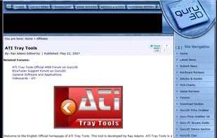 ATI Tray Tools screenshot 1
