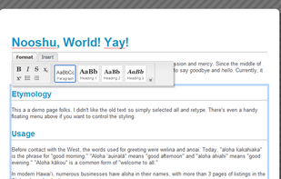 Aloha Editor screenshot 1