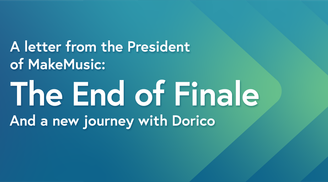 MakeMusic discontinues Finale after 35 years and recommends migration to Dorico Pro image
