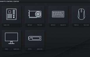 GIGABYTE Control Center screenshot 1