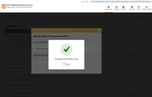 WP-Optimize screenshot 2