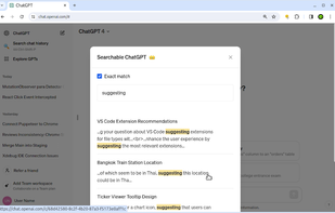 Searchable ChatGPT screenshot 3