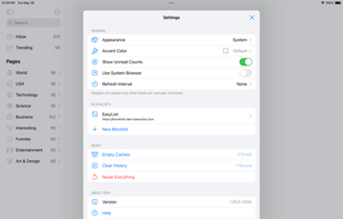 Den for RSS screenshot 1