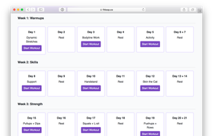 Fitloop screenshot 2