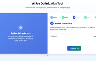 MyCVBot homepage