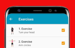 Warm Up Exercises and training screenshot 1