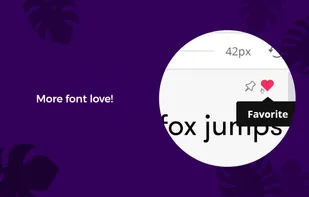 Like fonts, because, we both know, you like them ;)