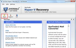 Open and Browse VHD File