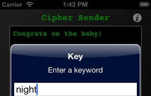 Cipher Sender screenshot 2